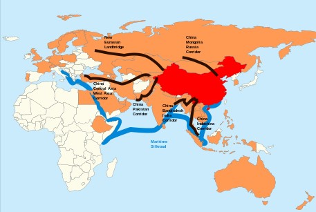 neue Chinesische Seidenstraße BRI Belt and Road Initiative